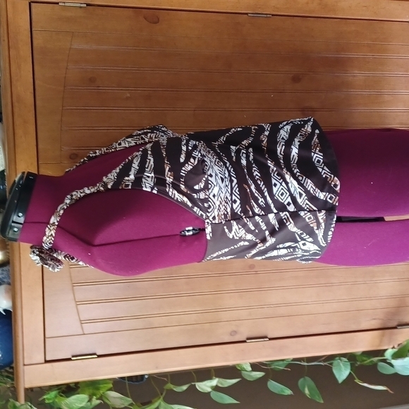 Faded Glory Swim Suit Halter Top - Picture 5 of 7